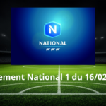 Classement National 1 du 16/02/2025