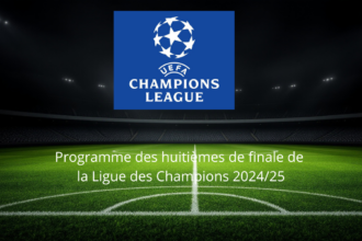 Programme des huitièmes de finale de la Ligue des Champions 202425